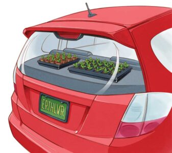 Raise Seedlings With a Greenhouse on Wheels Image